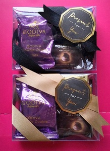 ６個入×2箱 GODIVA★ゴディバ ホワイトデー チョコレート★ブラウニークッキー マスターピース 御礼　卒業式