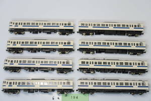 40303-194【電車（発送：ゆうパケットプラス 410円、他）】KATO 411系（8両）【中古品】