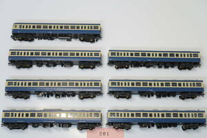 40303-201【電車（発送：ゆうパケットプラス 410円、他）】KATO 115系・横須賀色（7両）【中古品】