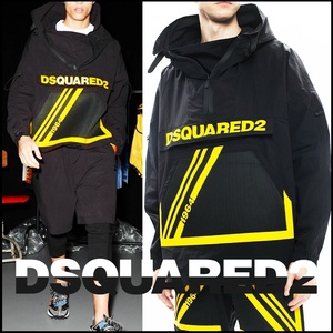 新品187,300円【 DSQUARED2 ディースクエアード 】21SS/ Thermo Sealed Active Windbreaker / サーモシールアノラックオーバージャケット L