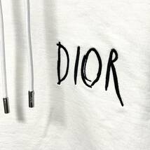 DIOR ディオール　レイモンドペティボン　19AW パーカー　ホワイト　刺繍_画像4