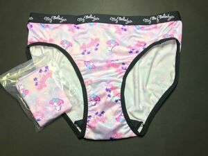 82 SANRIO マイメロ 制服ショーツ ストレッチ サニタリー パンティ Ｍ ツルツル サンリオ ロリ JC JK