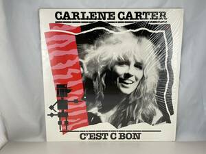 US盤　LP　CARLENE CARTER　C'EST C BON　BFE 38663　シュリンク付