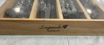 01▼【中古/まとめて】 LAGUIOLE ラギオール カトラリーセット スプーン / ナイフ / フォーク ×8セット 取り分け用△631N9_画像10