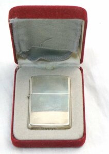 15★【現状品・送料500円】ZIPPO ジッポ オイルライター STERLING シルバー 1992 喫煙具/喫煙グッズ ケース付き★361xN7/3b*