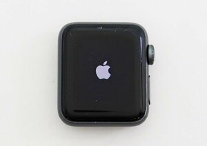 ◇ジャンク【アップル】AppleWatch Nike+ Series3 38mm GPS スペースグレイ ブラックバンド MQKY2J/A スマートウォッチ