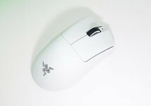 ◇美品【RAZER レイザー】DeathAdder V3 Pro ゲーミングマウス RZ01-04630200-R3A1 USBマウス ホワイト_画像1