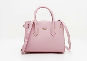 ◇【FURLA フルラ】2WAYトートバッグ ピンク