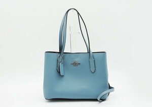 ◇【COACH コーチ】2WAYトートバッグ 73278 ライトブルー