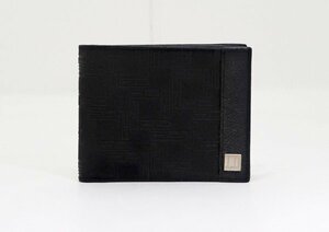 ◇【dunhill ダンヒル】2つ折り財布 ブラック