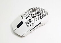 ◇美品【SteelSeries スティールシリーズ】AEROX3 WIRELESS ゲーミングマウス USBマウス snow_画像4