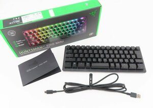 ◇美品【RAZER レイザー】HUNTSMAN V3 PRO MINI RZ03-04991300-R3J1 ゲーミングキーボード