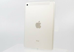 ◇美品【docomo/Apple】iPad mini 4 Wi-Fi+Cellular 128GB MK772J/A タブレット シルバー