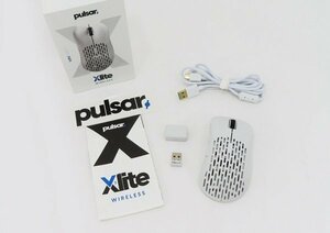 ◇美品【pulsar パルサー】Xlite V2 MINI SIZE1 ゲーミングマウス USBマウス ホワイト