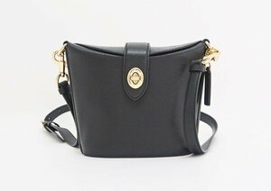 ◇美品【COACH コーチ】アディー レザー ショルダーバッグ C2814 ブラック