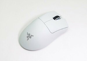 ◇美品【RAZER レイザー】DeathAdder V3 Pro ゲーミングマウス RZ01-04630200-R3A1 USBマウス ホワイト