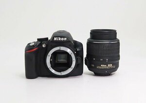 ◇美品【Nikon ニコン】D3200 18-55 VR レンズキット デジタル一眼カメラ ブラック