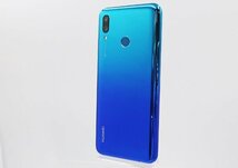 ◇美品【HUAWEI】nova lite 3 32GB SIMフリー POT-LX2J スマートフォン オーロラブルー_画像1