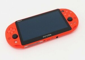 ○【SONY ソニー】PS Vita Wi-Fiモデル + メモリーカード8GB PCH-2000 ネオンオレンジ