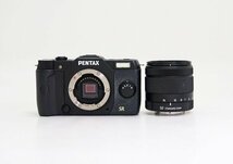 ◇【ペンタックス】PENTAX Q7 ズームレンズキット ミラーレス一眼カメラ ブラック_画像1