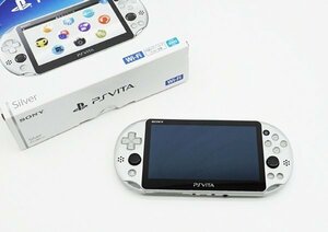 ○【SONY ソニー】PS Vita Wi-Fiモデル + メモリーカード16GB PCH-2000 シルバー