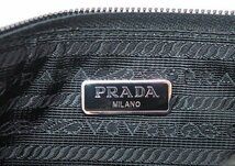 ◇【PRADA プラダ】ナイロンポーチ ブラック_画像5