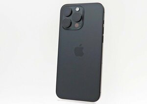 ◇美品【Apple】iPhone 15 Pro Max 1TB SIMフリー MU6Y3J/A スマートフォン ブラックチタニウム バッテリー最大容量90％以上