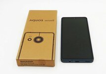 ◇【SHARP シャープ】AQUOS sense8 128GB SIMフリー SH-M26 スマートフォン コバルトブラック_画像9