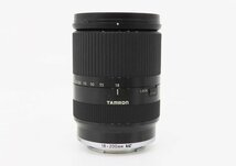 ◇【TAMRON タムロン】18-200mm F/3.5-6.3 Di III VC ソニー用 B011 一眼カメラ用レンズ ブラック_画像2