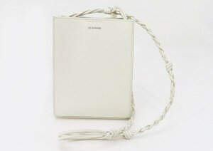 ☆◇美品【JIL SANDER ジル・サンダー】TANGLE レザー ショルダーバッグ JSPS853173 WAB69149N ホワイト