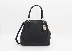 ◇【COACH コーチ】2WAYハンドバッグ 27886 ブラック