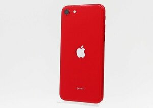 ◇【au/Apple】iPhone SE 第2世代 64GB SIMロック解除済 MX9U2J/A スマートフォン プロダクトレッド