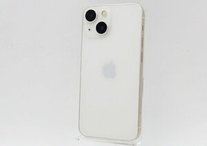 ◇【au/Apple】iPhone 13 mini 128GB SIMフリー MLJE3J/A スマートフォン スターライト ネットワーク利用制限△