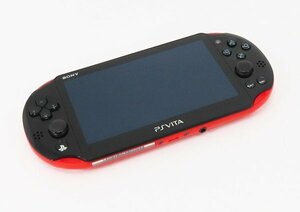 ○【SONY ソニー】PS Vita Wi-Fiモデル + メモリーカード8GB PCH-2000 レッド/ブラック