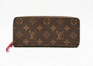 ◇【LOUIS VUITTON ルイ・ヴィトン】ポルトフォイユ・クレマンス M60742 財布 モノグラム/フューシャ