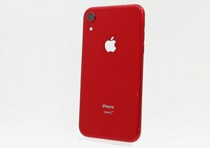 ◇ジャンク【au/Apple】iPhone XR 64GB SIMロック解除済 MT062J/A スマートフォン プロダクトレッド