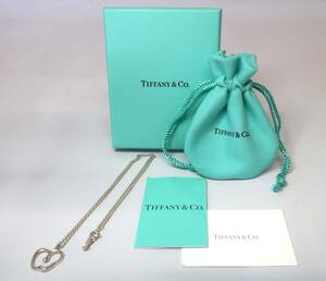 ★1円～★ TIFFANY＆Co. ティファニー エルサペレッティ アップル ネックレス SV925 シルバー 41cm 3.8g アクセサリー