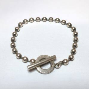 【洗浄済】【中古】GUCCI グッチ ボールチェーン SV925 ブレスレット バングル シルバー SILVER アクセサリー 925 総重量15.30gの画像1