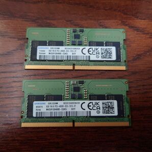 Samsung DDR5 SODIMM PC5-4800 16GB(8GB x2)②