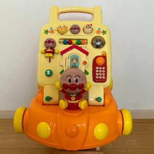 【AGATSUMA】(USED・※難あり)手押し車 よくばりすくすくウォーカー おもちゃ 知育玩具 アガツマ