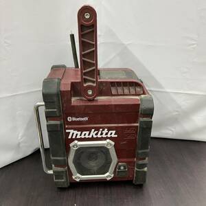 T2136/【中古品】マキタ makita MR108 充電式ラジオ Bluetooth スピーカー BL1860B バッテリー付き