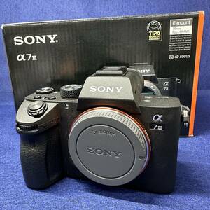 T313/【中古品】SONY ソニー α7Ⅲ ILCE-7M3 BCミラーレスカメラ IIIボディ Eマウント 