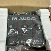 T380/【中古品】オーディオエンターフェイス M-AUDIO M-TRACK SOLO _画像2