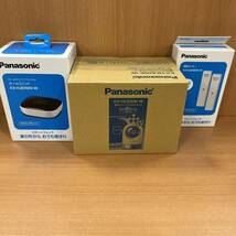 T3149/【個人保管品】Panasonic KX-HJB1000-W KX-HC600K-W KX-HJS100W-Wホームネットワークシステム 屋内スイングカメラキット開閉センサー_画像1