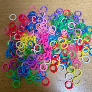  intellectual training toy chain ring approximately 300 piece colorful che - ring .. ring chie ring che - ring old type 