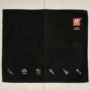 ★非売品★’00s★旧ロゴ★ZWILLING J.A.HENCKELS★ランチョン/テーブルマット★多用布★Table Napkin★33,5×39cm★大阪店★Cotton 100%★