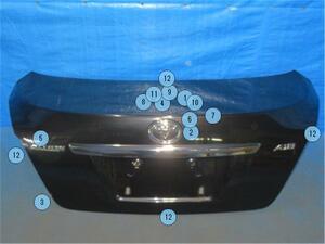 トヨタ 純正 アリオン 《 ZRT260 》 トランク 64401-20A80 P80400-24000310