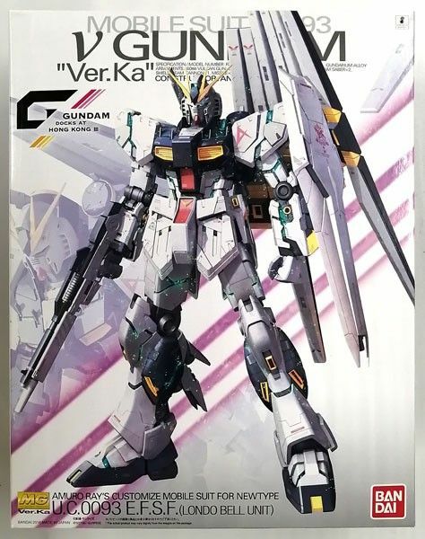 おまけ付き 中国限定 MG νガンダム Ver.Ka クリアカラー HONG KONG III