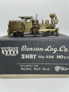 HOn3 UNITED SCALE MODELS Benson Log.Co. SHAY NO.528 MADE IN JAPAN
