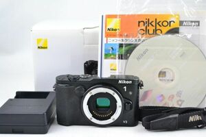 * practical goods *NIKON Nikon 1 V3 body original box attaching *#13631